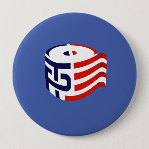 TP - Toilet Paper - Full - 10 Cm Round Badge