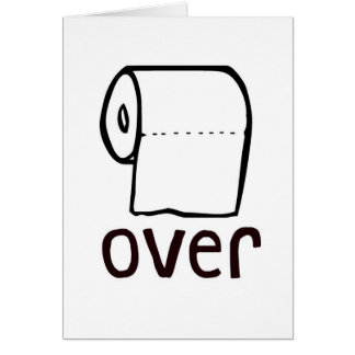 TP Toilet Paper Over Card