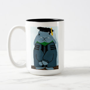 TPIO Grumpy Graduation PhD Rabbit Mug 