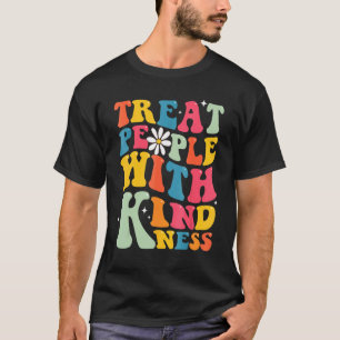 TPWK Treat People With Kindness Rainbow Daisy Flor T-Shirt