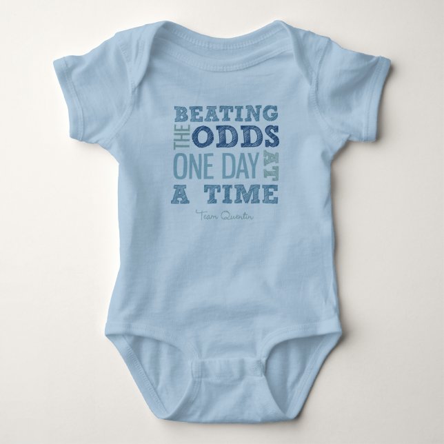 TQ Beating the Odds Baby Bodysuit (Front)