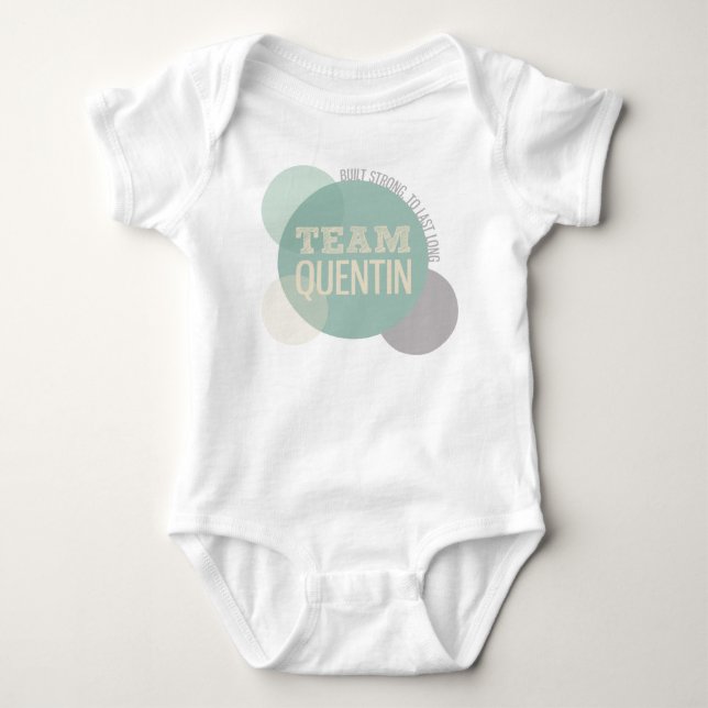 TQ Built Strong Baby Bodysuit (Front)
