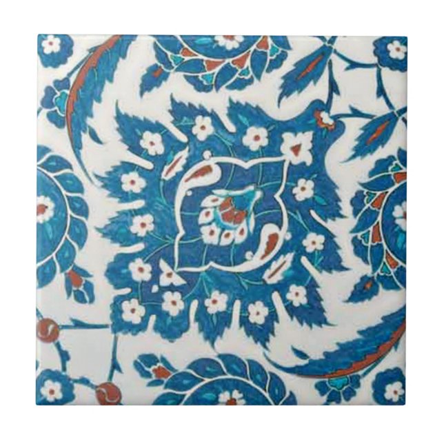 TR001 Turkish Reproduction Ceramic Tile (Front)