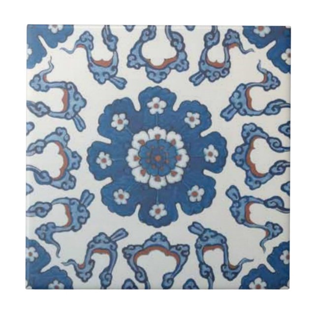 TR002 Turkish Reproduction Ceramic Tile (Front)