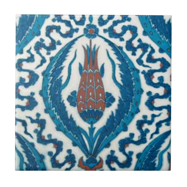 TR004 Turkish Reproduction Ceramic Tile (Front)