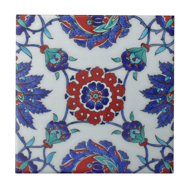 TR007 Turkish Reproduction Ceramic Tile (Front)
