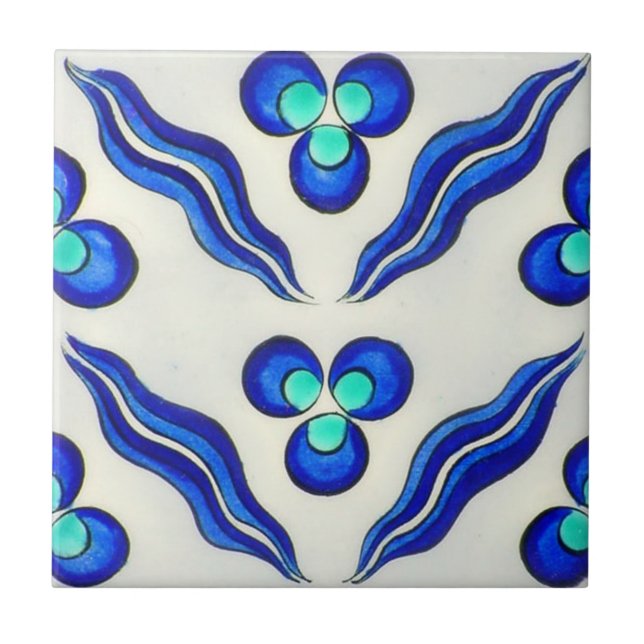 TR014 Turkish Reproduction Ceramic Tile (Front)