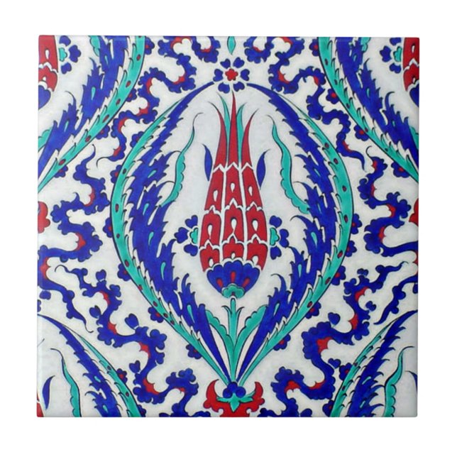 TR015 Turkish Reproduction Ceramic Tile (Front)