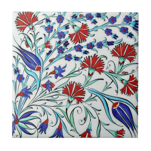 TR025 Turkish Reproduction Ceramic Tile (Front)