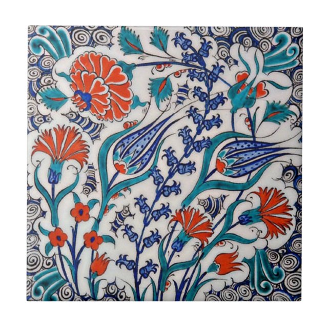 TR029 Turkish Reproduction Ceramic Tile (Front)