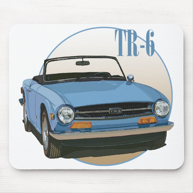 TR6 MOUSE MAT (Front)
