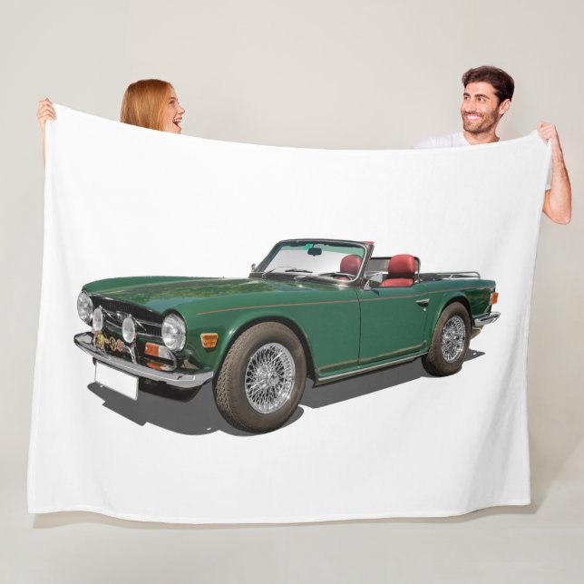 TR-4 SPORTSCAR FLEECE BLANKET (In Situ)
