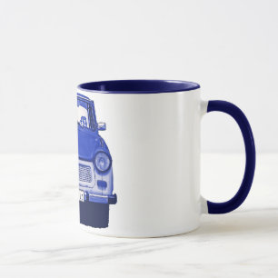 Trabant Car in Blue, Berlin Mug