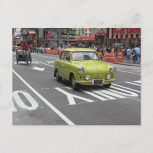 Trabant in Manhattan Postcard