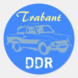 Trabantdesign DDR Classic Round Sticker
