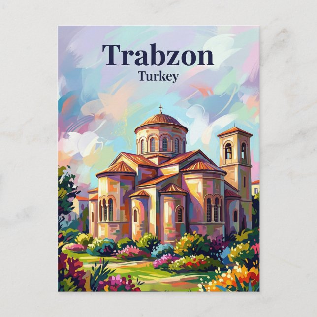 Trabzon Turkey Postcard (Front)