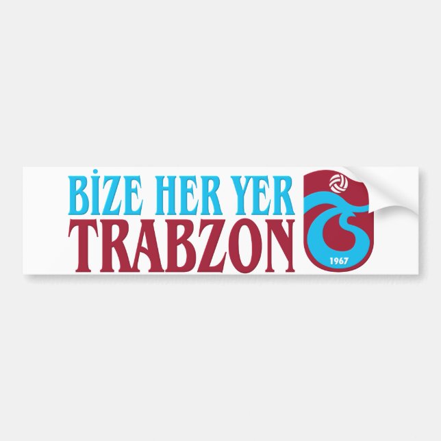 Trabzonspor Bumper Sticker (Front)