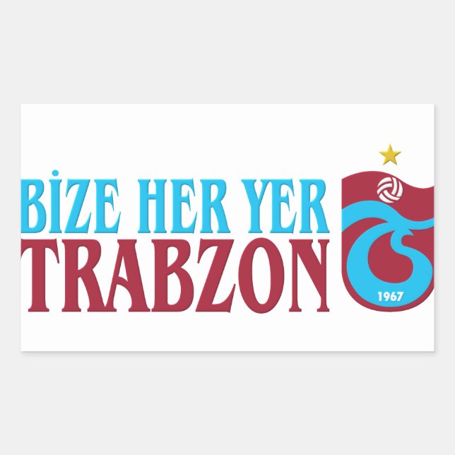 Trabzonspor Rectangular Sticker (Front)