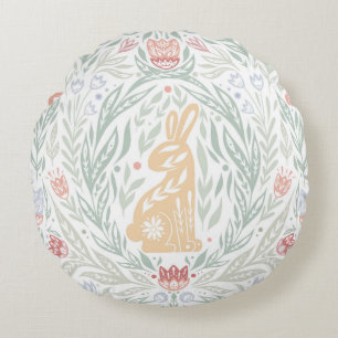 Tracery Easter Round Cushion