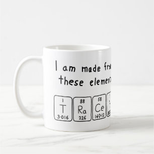 Tracey periodic table name mug