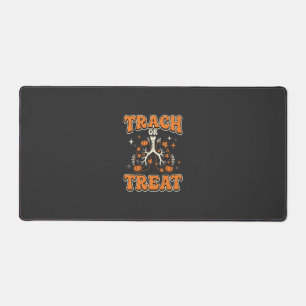 Trach or Treat Halloween Respiratory Design Desk Mat