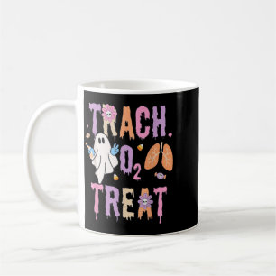 Trach Or Treat Halloween Respiratory Therapist Coffee Mug