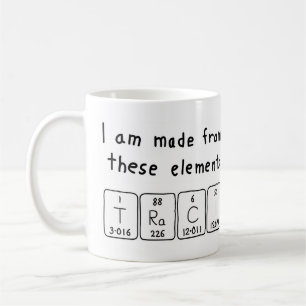 Traci periodic table name mug