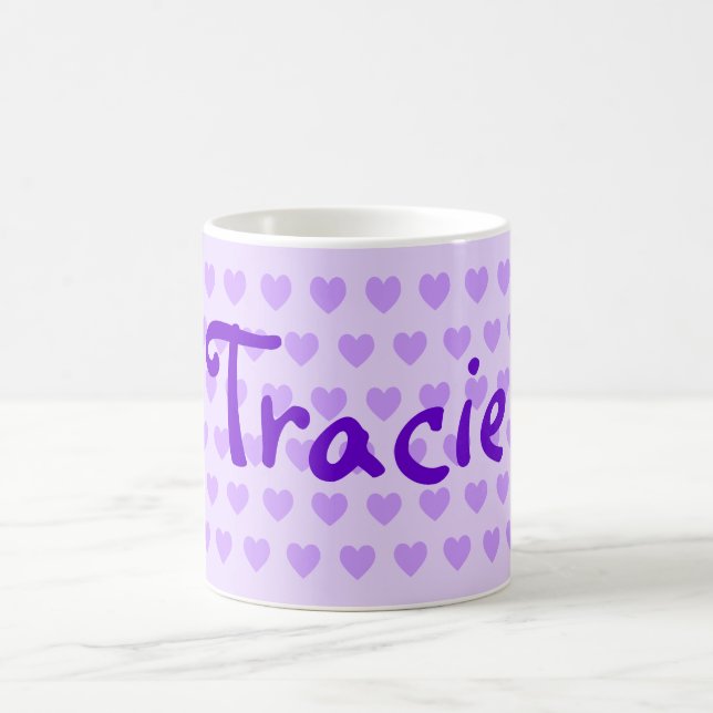 Tracie in Purple Coffee Mug (Center)