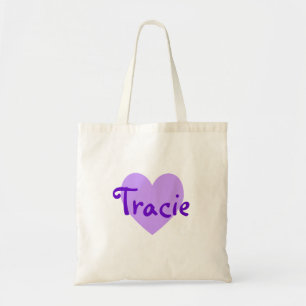 Tracie in Purple Tote Bag