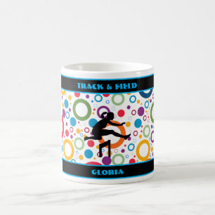 Track and Field Abstract    Coffee Mug