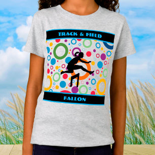 Track and Field Abstract T-Shirt