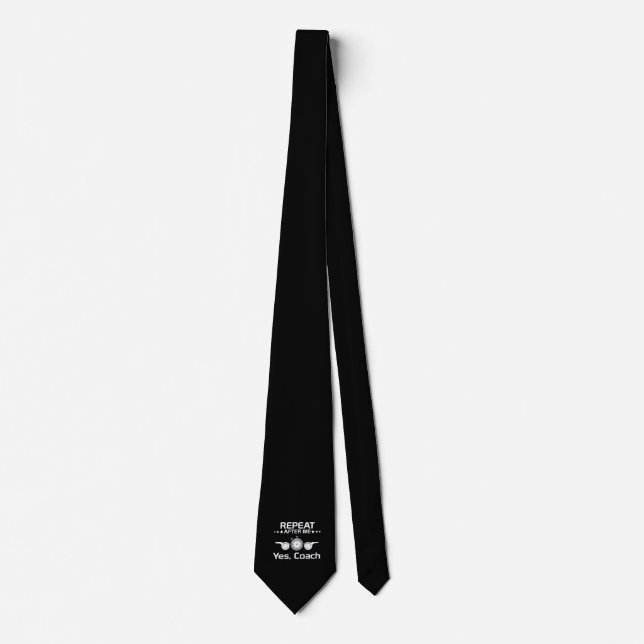 Track and field athletic: Coach - School, Runner Tie (Front)