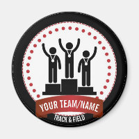 Track and Field black white red name