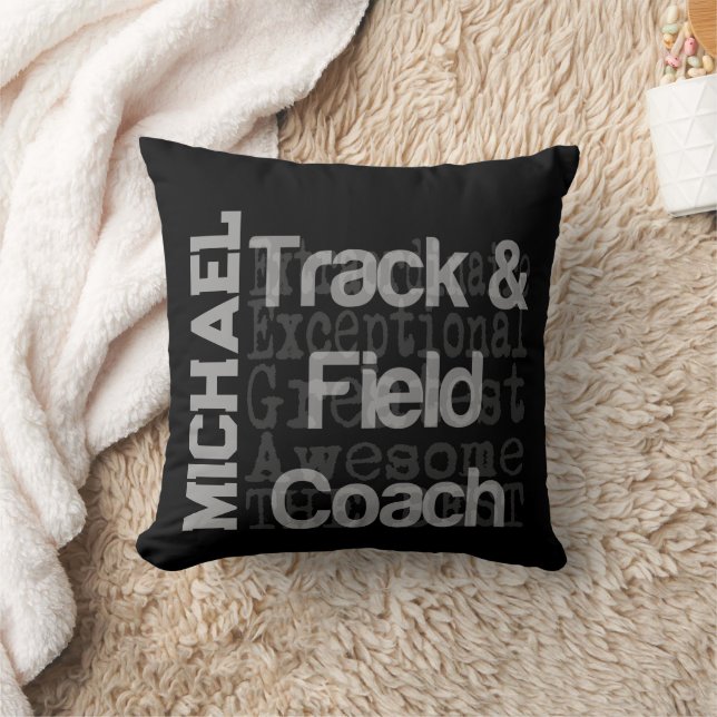 Track and Field Coach Extraordinaire CUSTOM Cushion (Blanket)