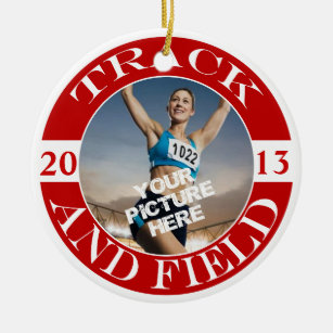 Track and Field Customisable Ornament