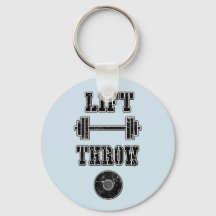 Track and Field Discus Thrower Keychain Gift