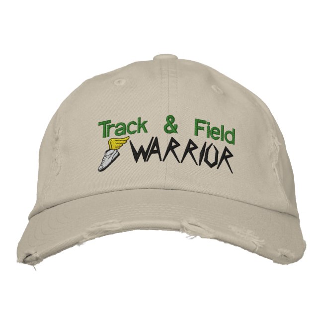 Track and Field Embroidered Hat (Front)