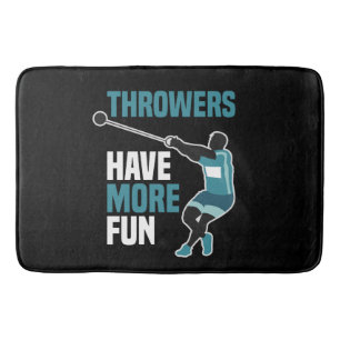 Track And Field Hammer Throw Sport Gift Bath Mat