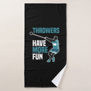 Track And Field Hammer Throw Sport Gift Bath Towel