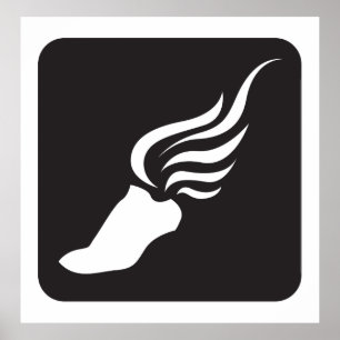 Track and Field Icon Poster