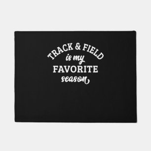 Track And Field Is My Favourite Season Track And F Doormat