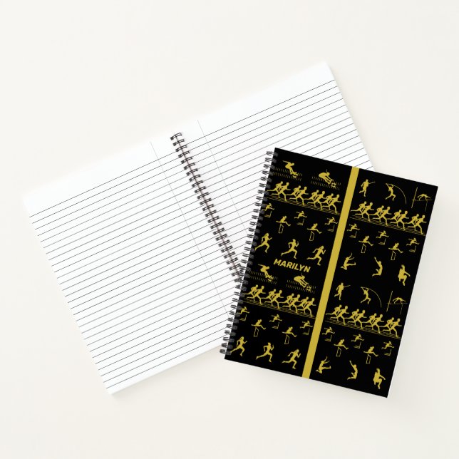 Track and Field Notebook (Inside)