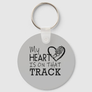 Track and Field Parents Coach Keychain
