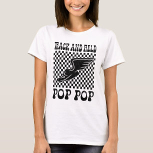 Track And Field Pop Pop Mothers Day T-Shirt