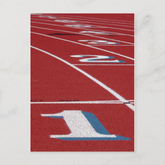 Track And Field Postcard
