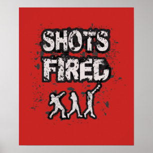 Track and Field Shot Put Thrower Poster