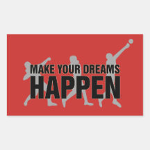 Track and Field Shot Put Thrower Stickers Gift