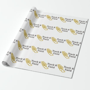 Track and Field Wrapping Paper