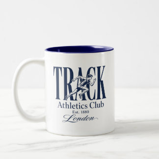 Track Athletics Club London Est 1880 Two-Tone Coffee Mug