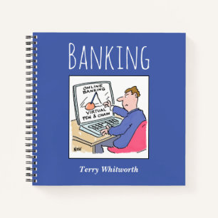 Track Banking Record with Owner's Name Notebook